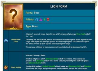 Новый босс Химера (Форма Льва)