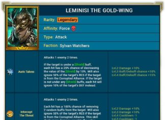 Новый герой за вход Леминиси Яснокрылая