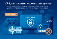 VPS для защиты игровых аккаунтов: профессиональный подход к скрытию IP, ограничению доступа и предотвращению утечек подарочных кодов