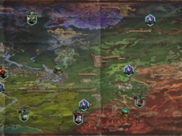 Карта Мрачного Леса (легкий режим – ротация 2)