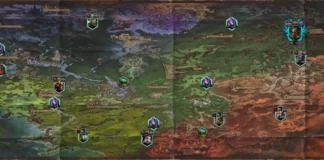 Карта Мрачного Леса (легкий режим – ротация 2)