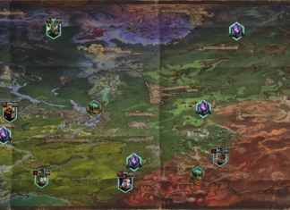 Карта Мрачного Леса (легкий режим – ротация 2)