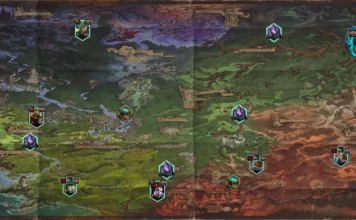 Карта Мрачного Леса (легкий режим – ротация 2)