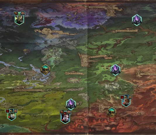 Карта Мрачного Леса (легкий режим – ротация 2)