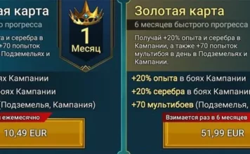 Месячная подписка скоро в игре
