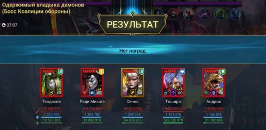 Сильнейшие команды для всех 5-ти сложностей нового КБ